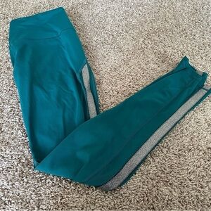 Victorias Secret Small Leggings Yoga Pants Fitted High Wasted Knockout Blue